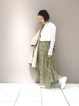 「JULIEN DAVID（ジュリエンデビッド）のアイテム」を使った、mika tamuraさん（レディース・158cm）の冬コーディネート