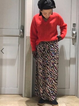 mika tamuraさん（レディース・158cm）の秋コーディネート