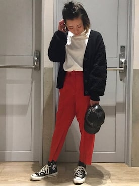 mika tamuraさん（レディース・158cm）の冬コーディネート