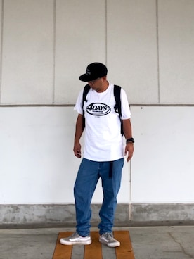 「chaosfishingclub」｜「アイテム（帽子）」を使った、＝＝トム＝＝さん（メンズ・175cm）の夏コーディネート