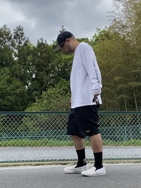「chaosfishingclub」｜「アイテム（帽子）」を使った、＝＝トム＝＝さん（メンズ・174cm）の春コーディネート