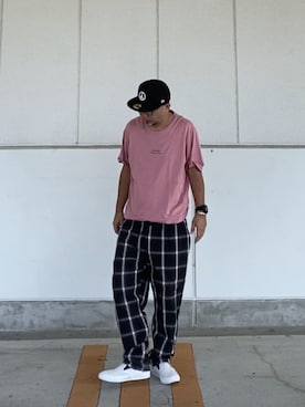 「TENBOX（テンボックス）のアイテム（スニーカー）」を使った、＝＝トム＝＝さん（メンズ・174cm）の夏コーディネート