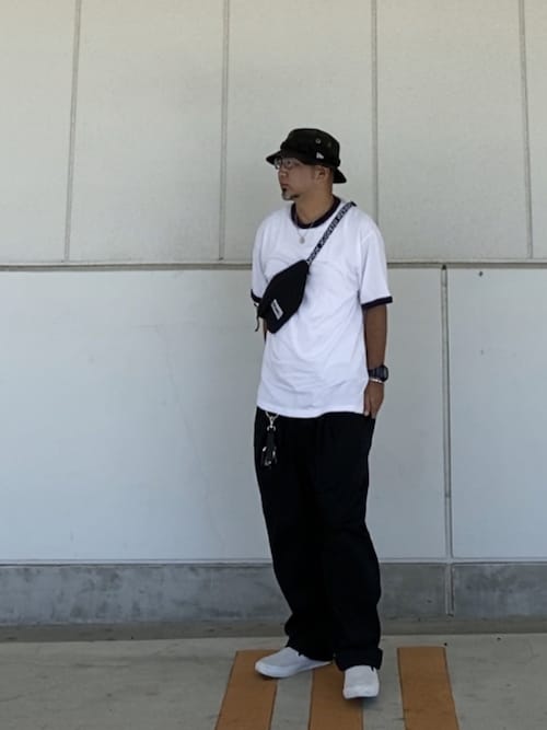 トム New Eraのハットを使ったコーディネート Wear