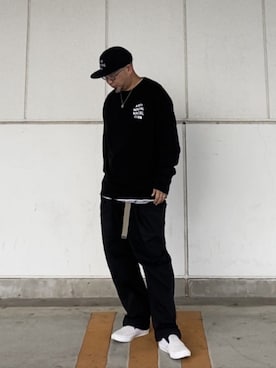 「TENBOX（テンボックス）のアイテム（スニーカー）」を使った、＝＝トム＝＝さん（メンズ・174cm）の秋コーディネート