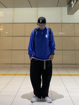 「TENBOX（テンボックス）のアイテム（キャップ）」を使った、＝＝トム＝＝さん（メンズ・174cm）の秋コーディネート