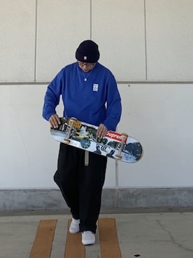 「TENBOX（テンボックス）のアイテム（スニーカー）」を使った、＝＝トム＝＝さん（メンズ・174cm）の秋コーディネート