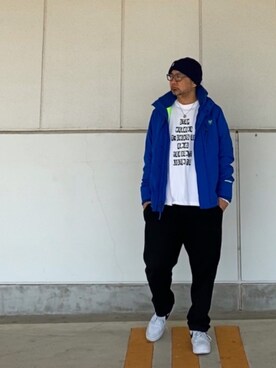 「Abercrombie&Fitch（アバークロンビーアンドフィッチ）のアイテム（ブルゾン）」を使った、＝＝トム＝＝さん（メンズ・174cm）の冬コーディネート