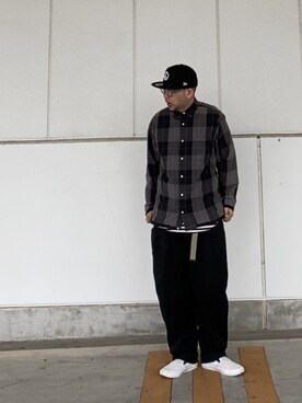 「TENBOX（テンボックス）のアイテム（スニーカー）」を使った、＝＝トム＝＝さん（メンズ・174cm）の春コーディネート