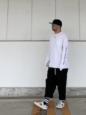「chaosfishingclub」｜＝＝トム＝＝さん（メンズ・174cm）の春コーディネート