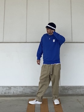 「TENBOX（テンボックス）のアイテム（スニーカー）」を使った、＝＝トム＝＝さん（メンズ・174cm）の春コーディネート