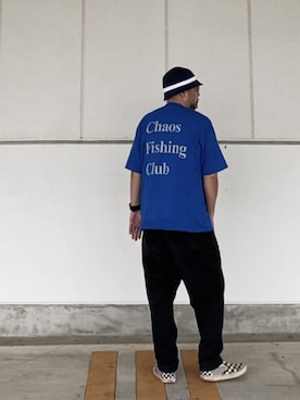 「chaosfishingclub」｜＝＝トム＝＝さん（メンズ・174cm）の春コーディネート