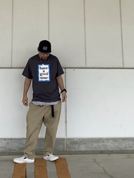 「TENBOX（テンボックス）のアイテム（スニーカー）」を使った、＝＝トム＝＝さん（メンズ・174cm）の春コーディネート