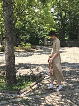 「merry jenny（メリージェニー）のアイテム（ワンピース/ドレス）」を使った、ハヤシ　アンナさん（レディース・168cm）の夏コーディネート