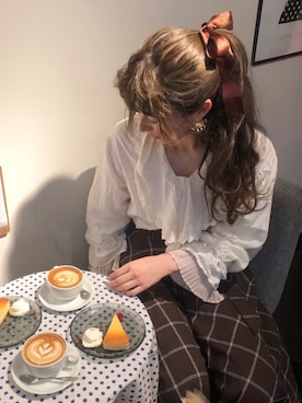 「Rodeo Crowns（ロデオクラウンズ）のアイテム」を使った、ハヤシ　アンナさん（レディース・171cm）の冬コーディネート