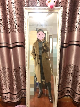 「アイテム（ダッフルコート、ゴールド系）」を使った、Missing-fineさん（レディース・150cm）の秋コーディネート