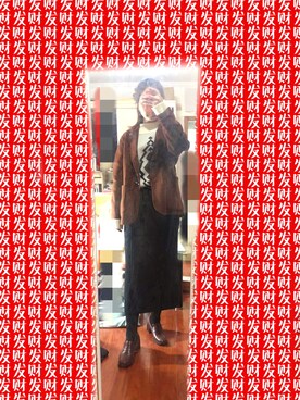 「N（エヌ）のアイテム（ダッフルコート）」を使った、Missing-fineさん（レディース・150cm）の冬コーディネート