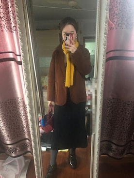 「N（エヌ）のアイテム（ダッフルコート）」を使った、Missing-fineさん（レディース・150cm）の冬コーディネート