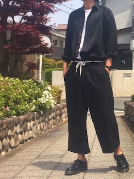 腕時計を使った サテンシャツ のメンズ人気ファッションコーディネート Wear