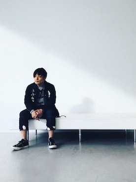 「ANARC of hex（アナークオブヘックス）のアイテム」を使った、Da!sK@one l∧st chairさん（メンズ・168cm）の冬コーディネート