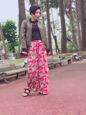 sai.cさん（レディース・166cm）の夏コーディネート