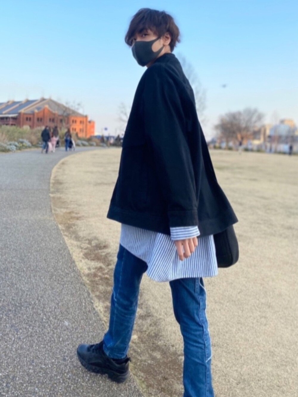 hare シボリゾメGジャン HARE（ハレ）の「シボリゾメGジャン(HARE)（デニムジャケット）」 - WEAR