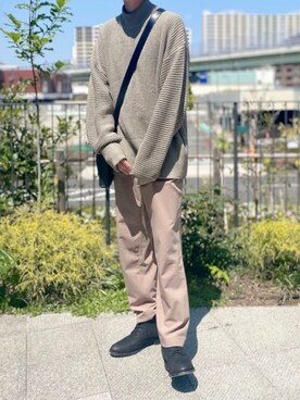京極さん（メンズ・170cm）の春コーディネート