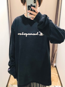 「FRAMeWORK（フレームワーク）のアイテム（スウェット）」を使った、C7さん（レディース・154cm）の夏コーディネート