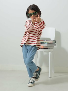 「CONVERSE（コンバース）のアイテム」を使った、B:MING by BEAMS KIDSさん（キッズ・110cm）の冬コーディネート