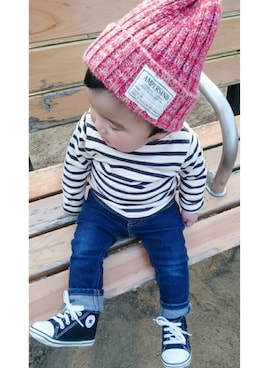 ☺︎ i k u m i ☺︎さん(キッズ・80cm)の春コーディネート