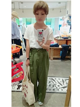 ☺︎ i k u m i ☺︎さん(レディース・159cm)の夏コーディネート