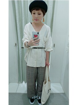 ☺︎ i k u m i ☺︎さん(レディース・159cm)の夏コーディネート