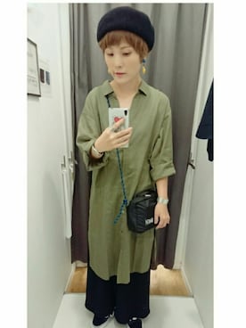 ☺︎ i k u m i ☺︎さん（レディース・159cm）の秋コーディネート