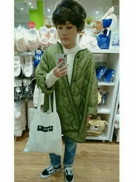 「M65」｜☺︎ i k u m i ☺︎さん（レディース・159cm）の冬コーディネート