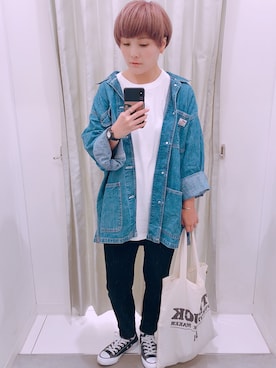 「CONVERSE（コンバース）のconverse（コンバース） ALL STAR OX（オールスターOX）（スニーカー）」を使った、☺︎ i k u m i ☺︎さん（レディース・159cm）の春コーディネート