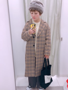 ☺︎ i k u m i ☺︎さん（レディース・159cm）の冬コーディネート