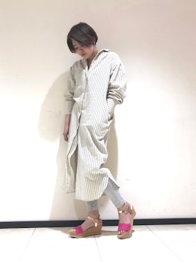 「アンクルストラップ」｜ORientalTRaffic ルミネ立川店さん（レディース・159cm）の春コーディネート