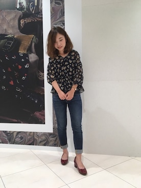 「エナメルシューズ」｜ORientalTRaffic ルミネ立川店さん（レディース・159cm）の秋コーディネート