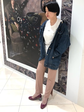 「靴下屋」｜ORientalTRaffic ルミネ立川店さん（レディース・159cm）の秋コーディネート