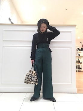 「オリエンタルトラフィック」｜「アイテム（ハンチング/ベレー帽）」を使った、ORientalTRaffic ルミネ立川店さん（レディース・159cm）の秋コーディネート