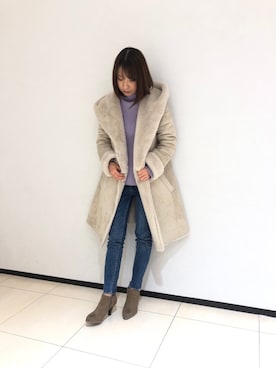 「ブーティ」｜ORientalTRaffic ルミネ立川店さん（レディース・159cm）の冬コーディネート