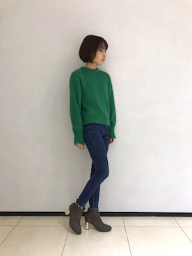 「WA ORiental TRaffic（ダブルエーオリエンタルトラフィック）のアイテム（ブーツ）」を使った、ORientalTRaffic ルミネ立川店さん（レディース・159cm）の冬コーディネート