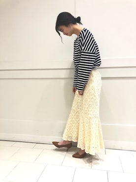 「ポインテッドトゥパンプス」｜ORientalTRaffic ルミネ立川店さん（レディース・159cm）の冬コーディネート