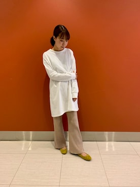 「スエードシューズ」｜「アイテム（パンプス）」を使った、ORientalTRaffic ルミネ立川店さん（レディース・159cm）の秋コーディネート