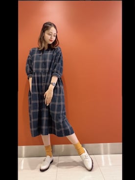 「モンクシューズ」｜ORientalTRaffic ルミネ立川店さん（レディース・159cm）の秋コーディネート