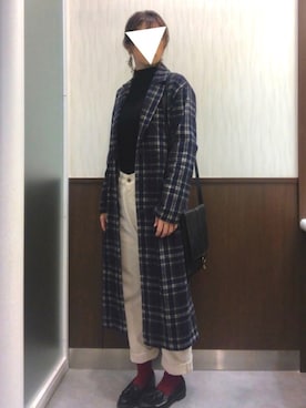 「アイテム（ドレスシューズ）」を使った、イーチさん（レディース・160cm）の冬コーディネート