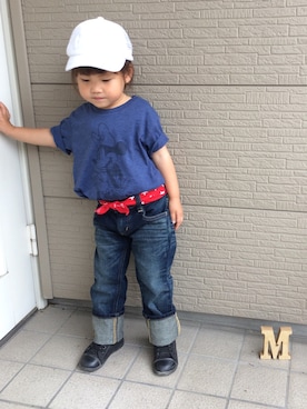 macomama111 さん（キッズ・90cm）の夏コーディネート