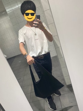 「DOLCE&GABBANA（ドルチェアンドガッバーナ）のアイテム（PC・スマホグッズ/家電）」を使った、😉さん（メンズ・164cm）の夏コーディネート