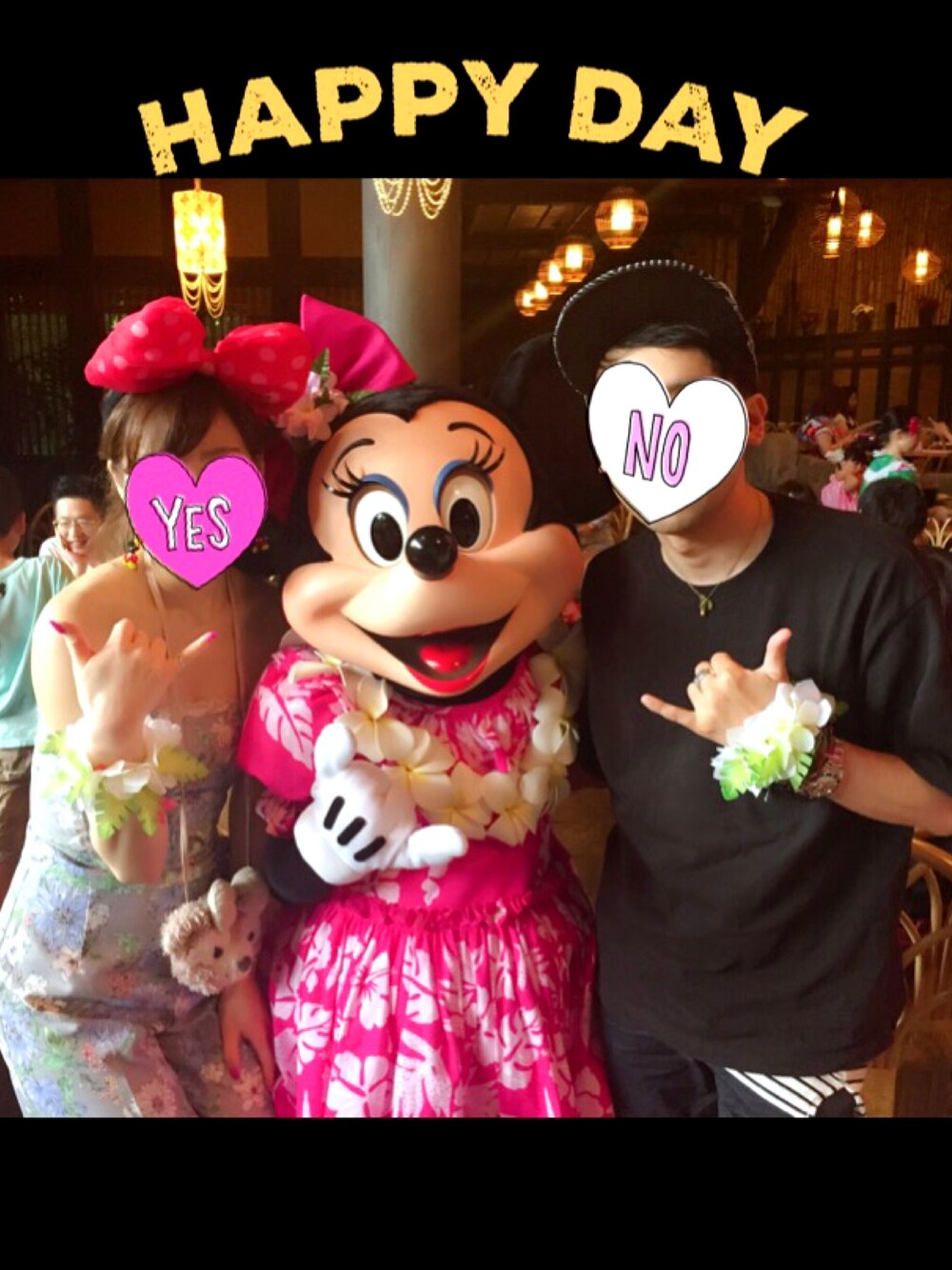 「夏、オールインワン、ディズニー、ディズニーコーデ、ラクチンコーデ、プチプラ、カジュアル、楽チンコーデ、シンプルコーデ、休日スタイル」｜「H&Mのアイテム（つなぎ/オールインワン、その他）」を使った、Hanaさん（レディース・162cm）の夏コーディネートの1枚目の写真