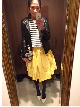 黄色スカート」の人気ファッションコーディネート（年齢：35歳～39歳 