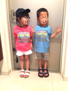 YOSHIさん（キッズ・100cm）の夏コーディネート
